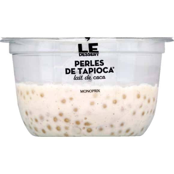 Monoprix Perles De Tapioca Lait De Coco - Le Dessert Le Pot De 120 G