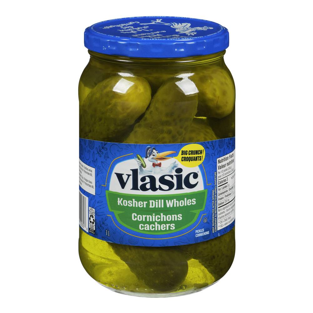 Vlasic Kosher Dill Whole Pickles (1 kg)