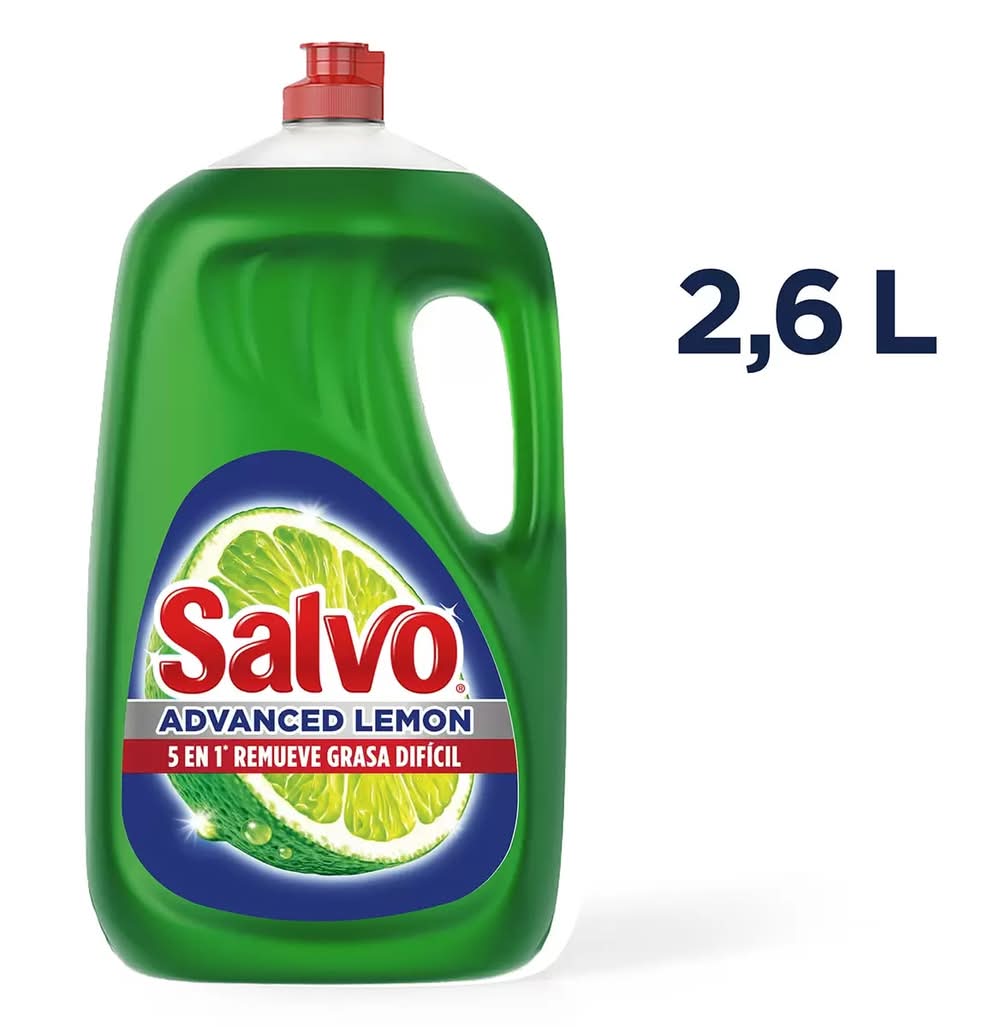 Salvo · Lavatrastes líquido advanced power (2,6 L)