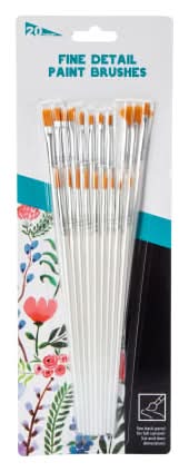 Fine Detail Paint Brushes 20-Count