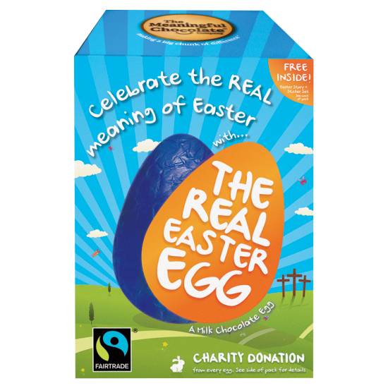 The Real Easter Egg Fairtrade Milk Chocolate Egg, Delivery Near You