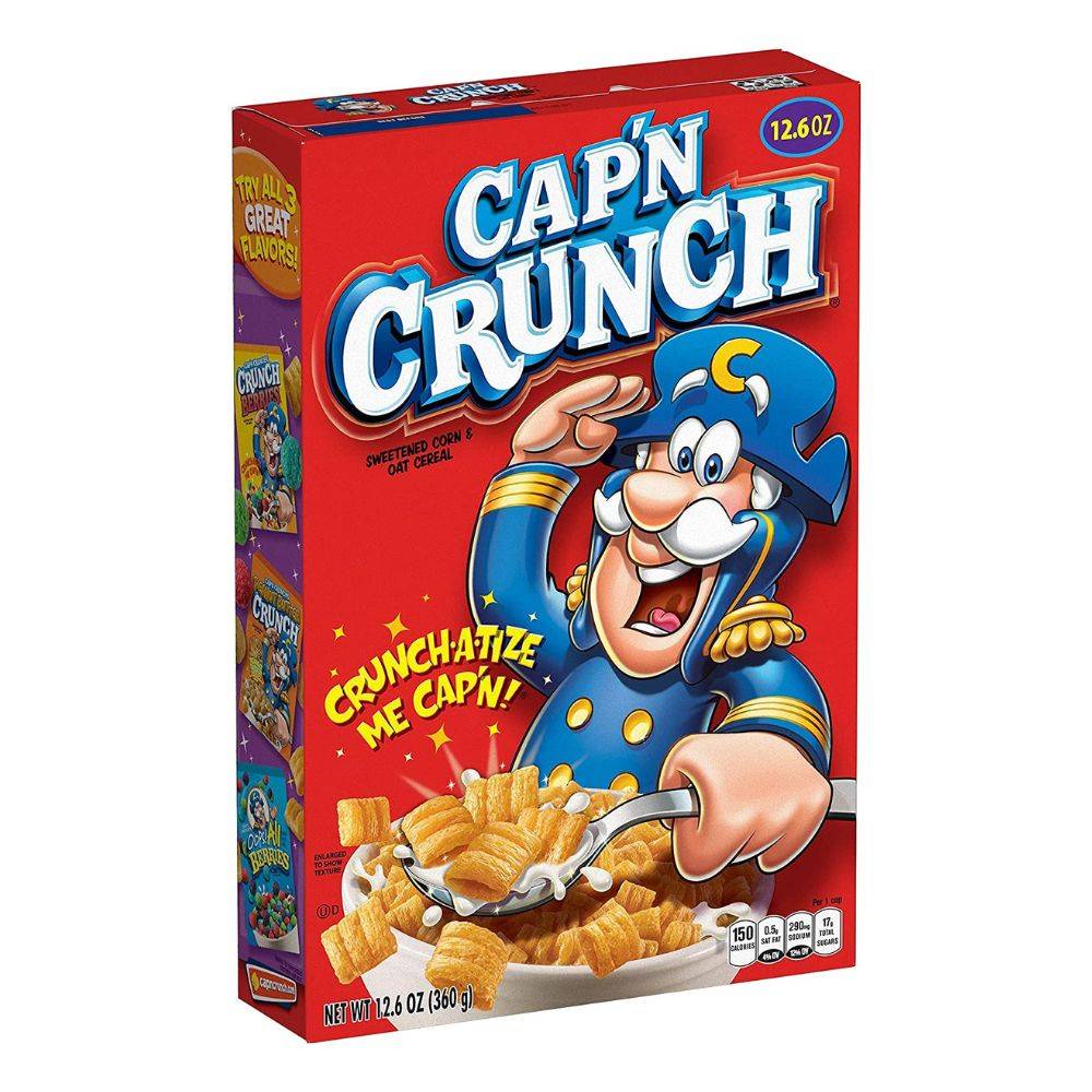 Cap'n crunch cereal sabor original (caja 360 g)