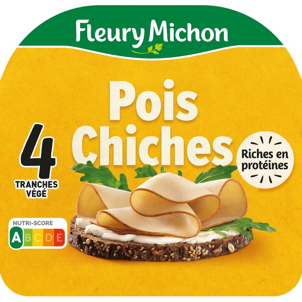 Fleury Michon - Tranches végétales de pois chiches (4)