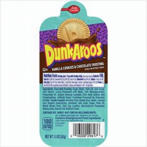 DunkAroos Vanilla Cookies with Chocolate Frosting  1.5oz