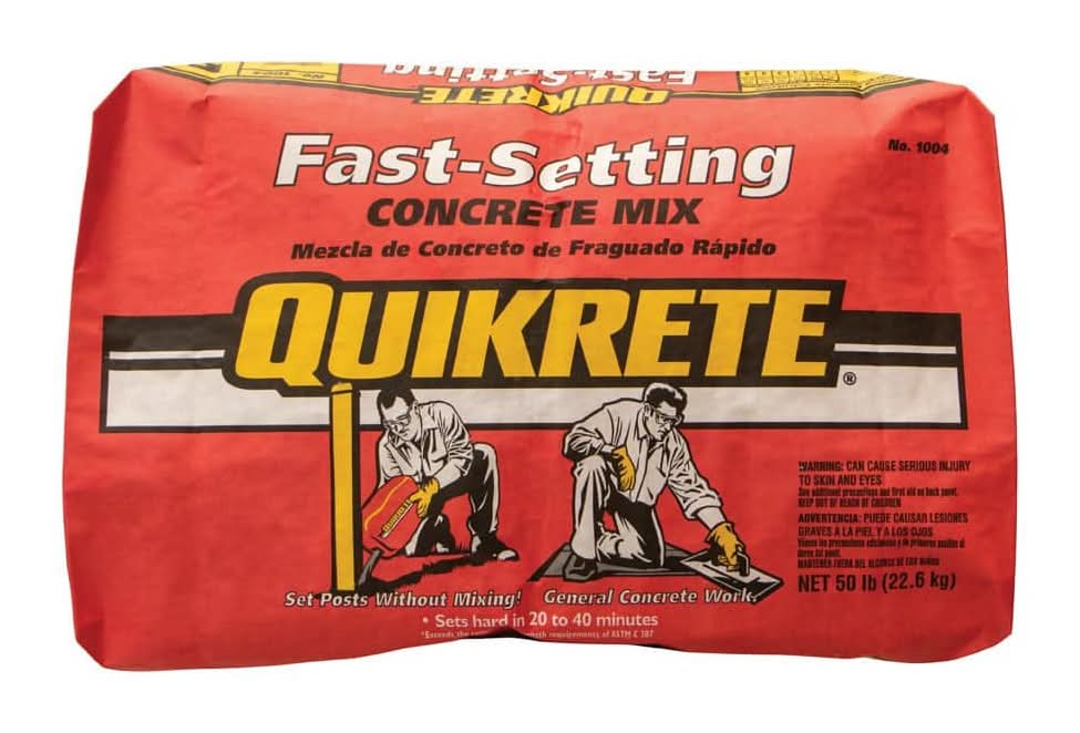 Quikrete 50 Lb. Fast-Setting Concrete Mix