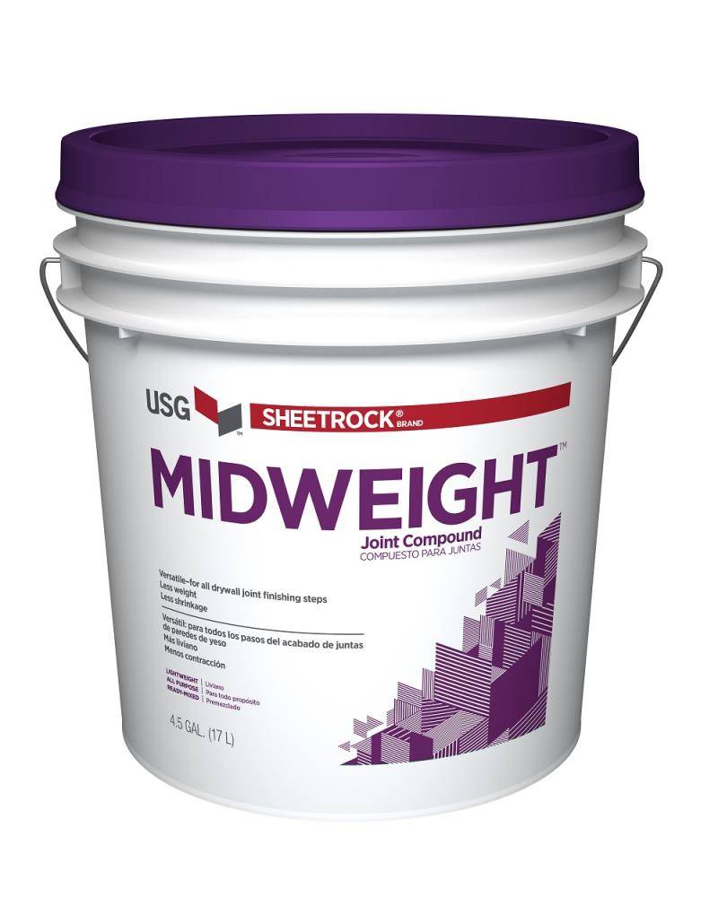 SHEETROCK Brand 4.5-Gallon 24-Hours Set Time Premixed Medium Weight Drywall Joint Compound | 380417048