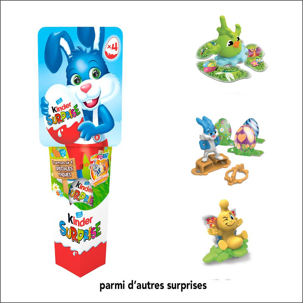 Kinder Surprise - Œufs chocolat au lait (80g)