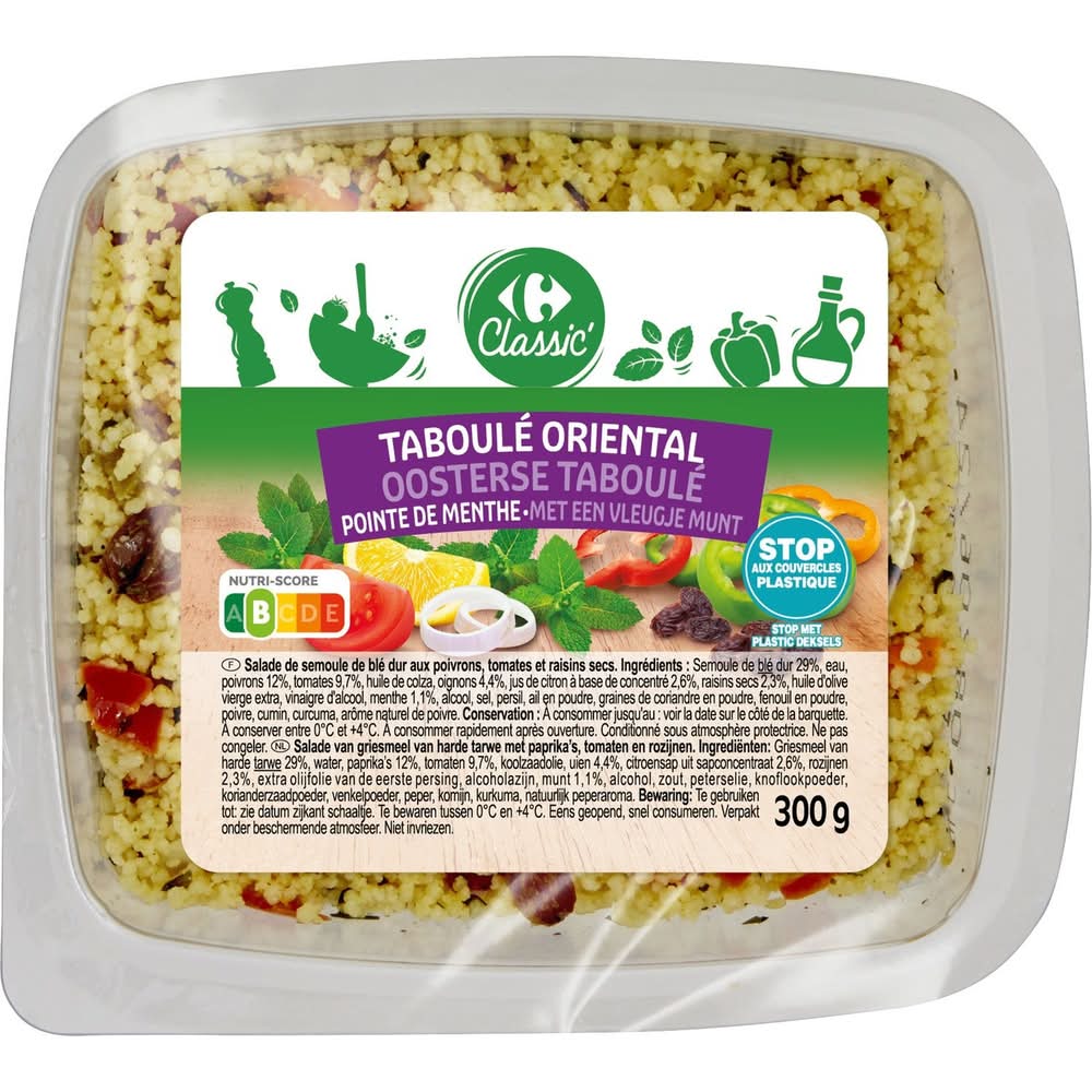 Carrefour Classic' - Salade taboulé oriental, pointe de menthe (300g)