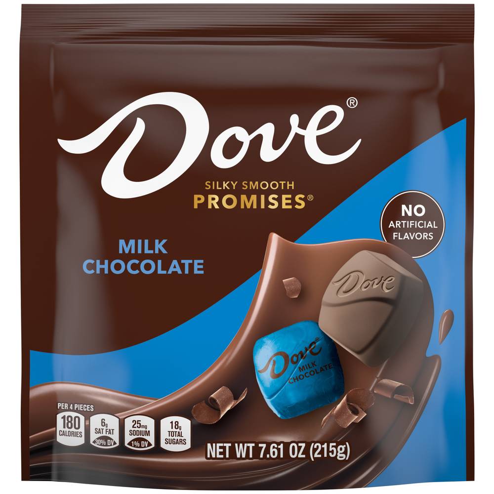 Dove Silk Smooth Promises Candy Bag, Milk Chocolate (7.61 oz)