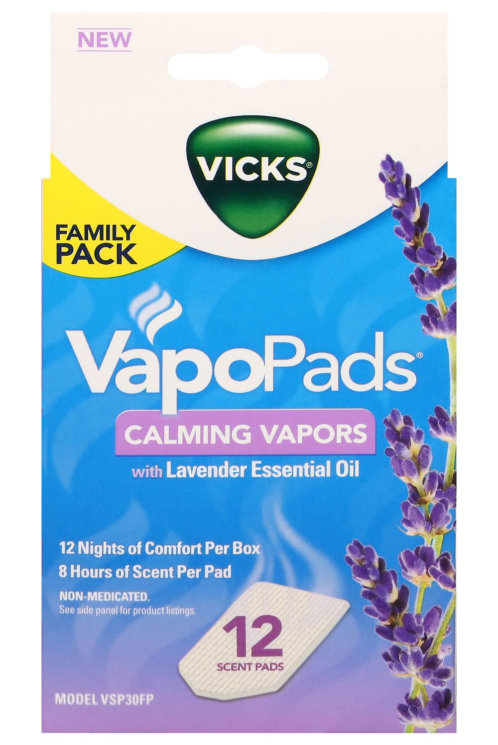 Vicks Vapopads Lavender Essential Oil Calming Vapors (1.6 oz)