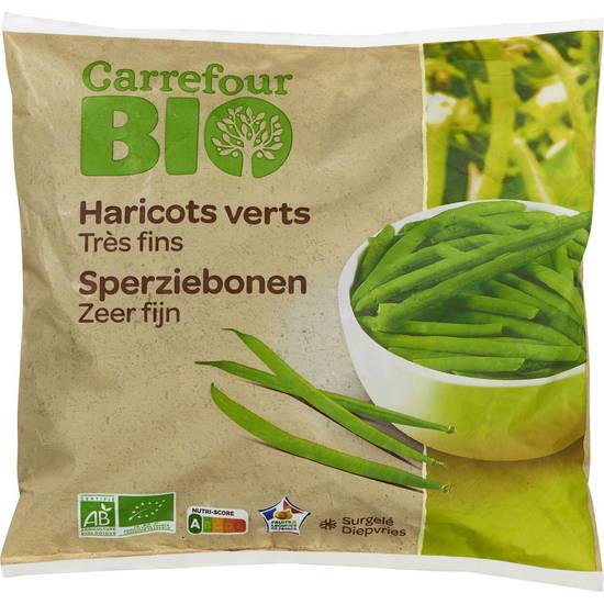 Carrefour Bio - Haricots verts très fins surgelé