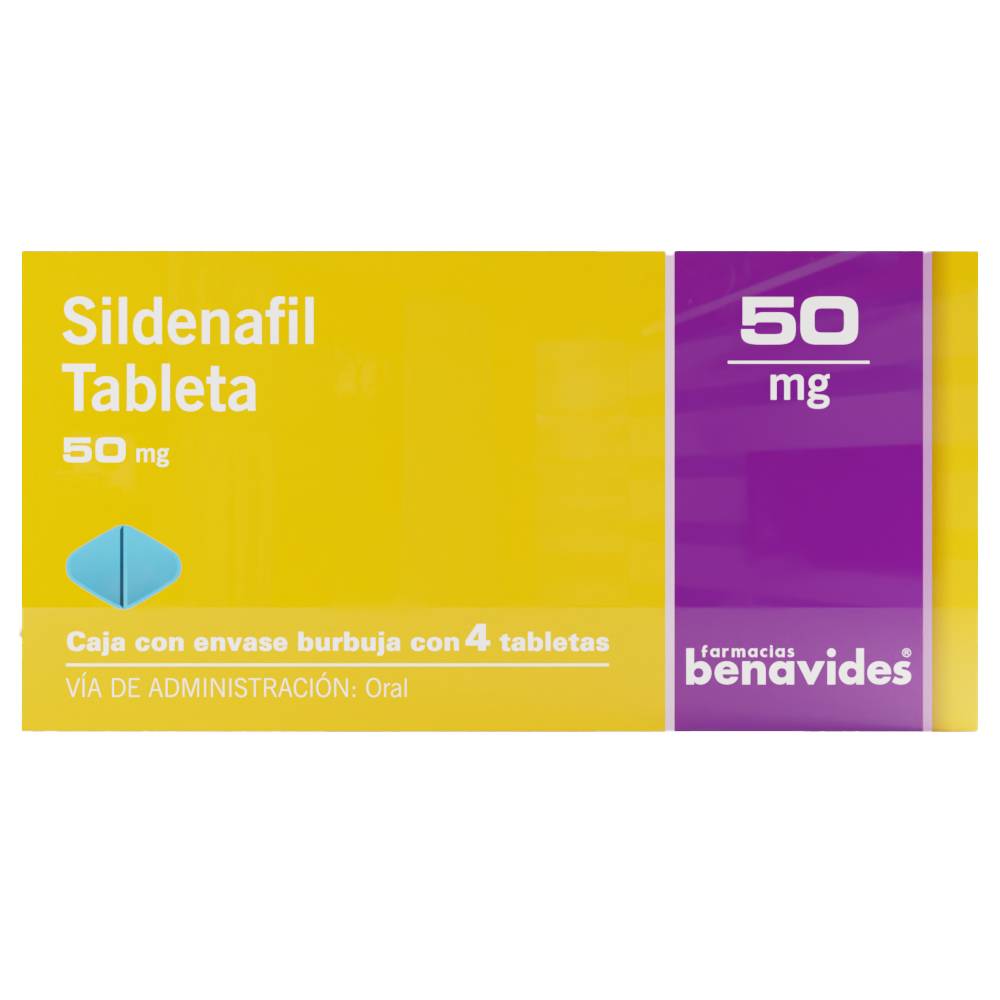 Farmacia benavides sildenafil tabletas 50 mg (4 un)