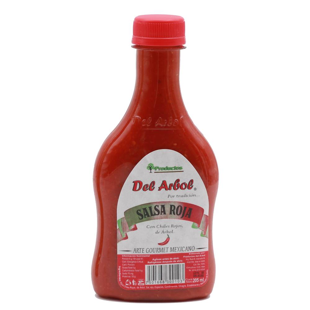 Del arbol salsa roja (205ml)
