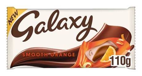 Galaxy Smooth Orange Chocolate Bar 110g