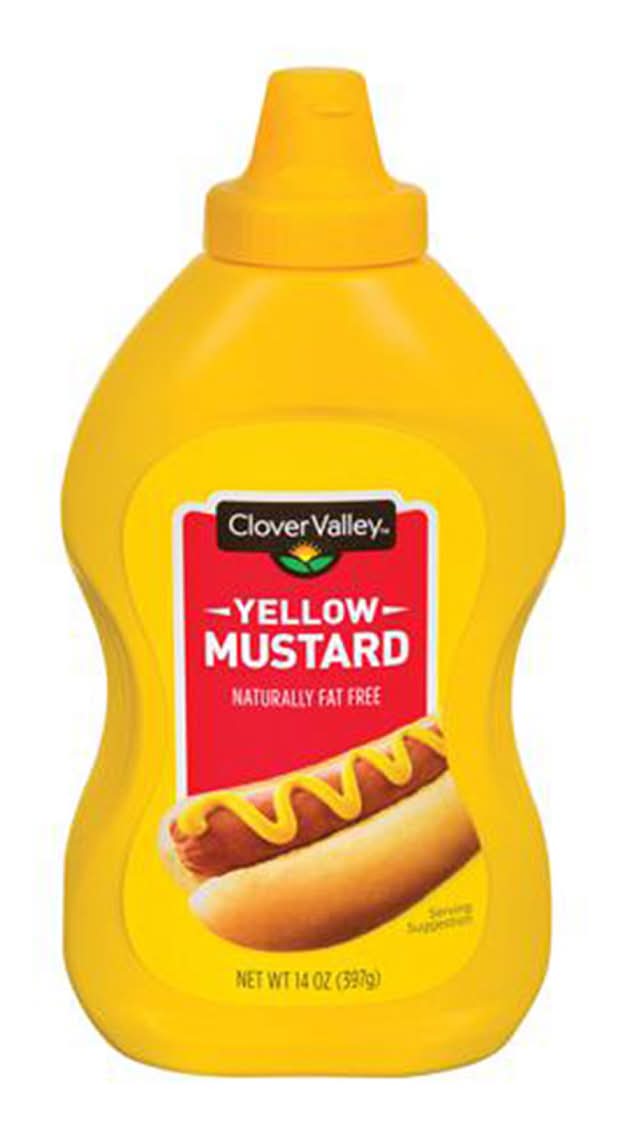 Clover Valley Yellow Mustard 14 Oz