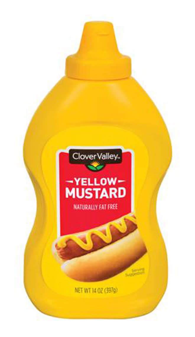 Clover Valley Yellow Mustard 14 Oz