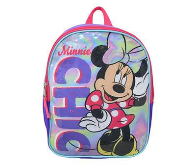 "Chic" Purple & Red Minnie Mouse Mini Backpack