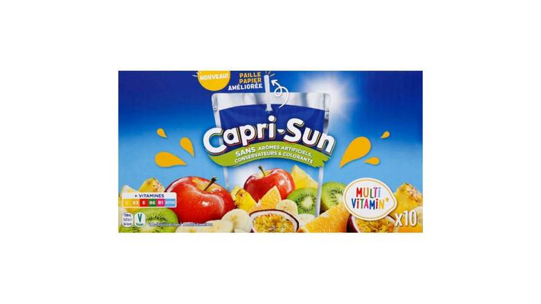 Capri-Sun Capri-Sun Multivitamines Pack 10x20CL Poches Les 10 mini poches de 20cl