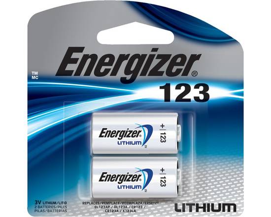 Energizer · 123 Lithium Photo Battery, 2-Pack (2x1ea)