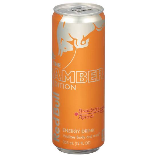 Red Bull Amber Edition Strawberry Apricot Energy Drink (12 fl oz)