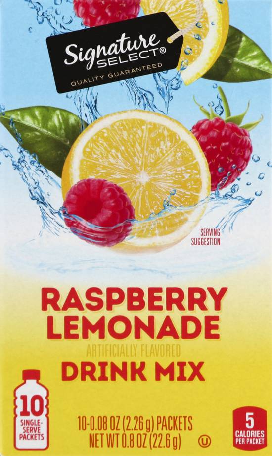 Signature Select Raspberry Lemonade Drink Mix (10 x 0.1 oz)