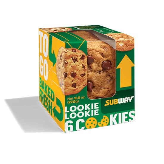 6 Pack Cookie Box