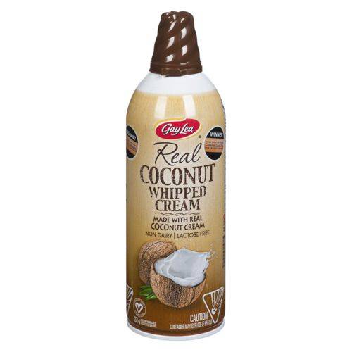 Gay lea véritable crème fouettée de coco (225 g) - real coconut whipped cream (225 g)