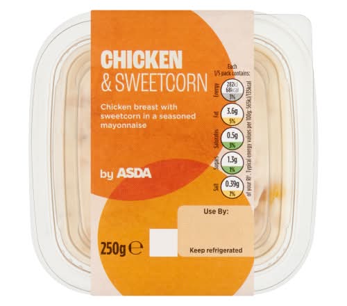 ASDA Chicken and Sweetcorn (250g)