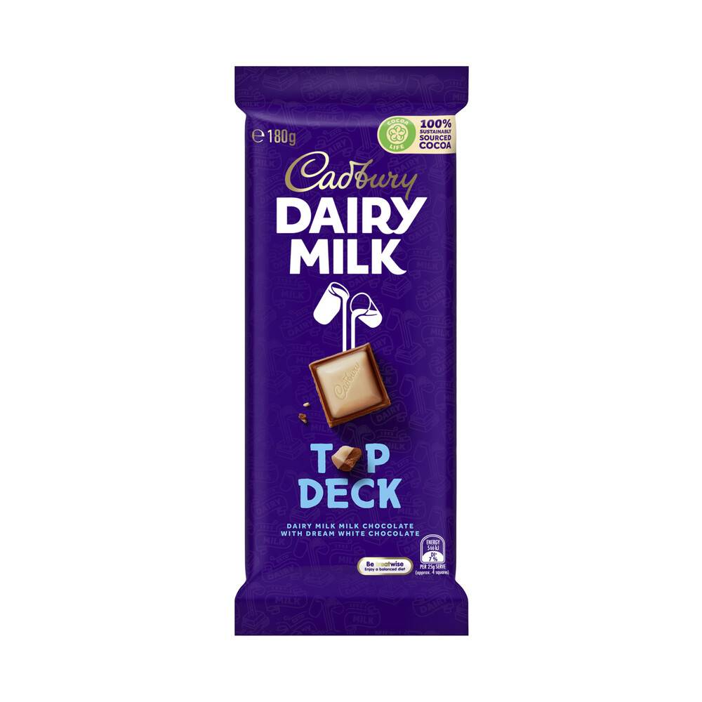 Cadbury Dairy Milk Top Deck Chocolate Block
