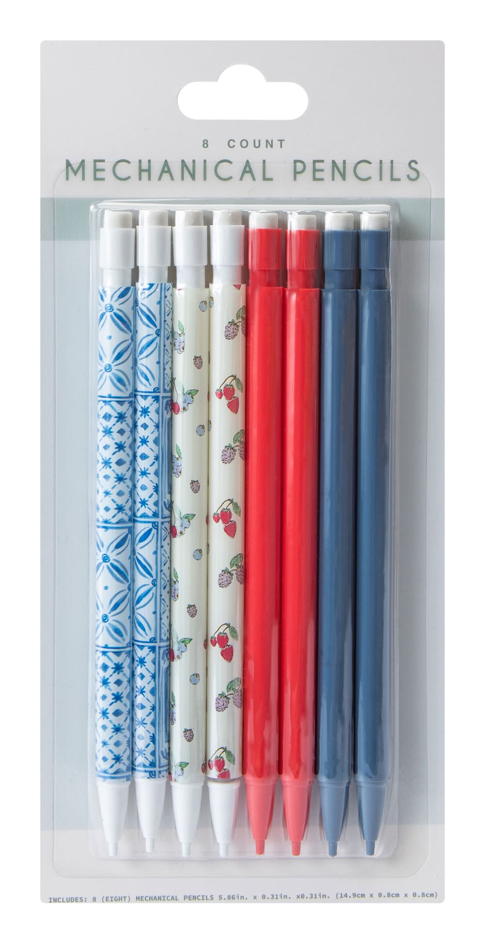 Mechanical Pencils 8-Pack Fruit