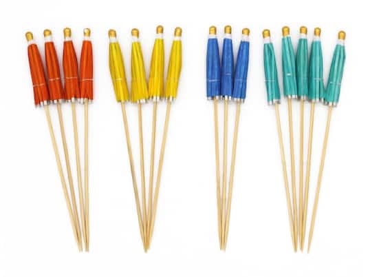 Jonathan Adler X Michaels Paper Umbrella Party Picks, 24Ct.