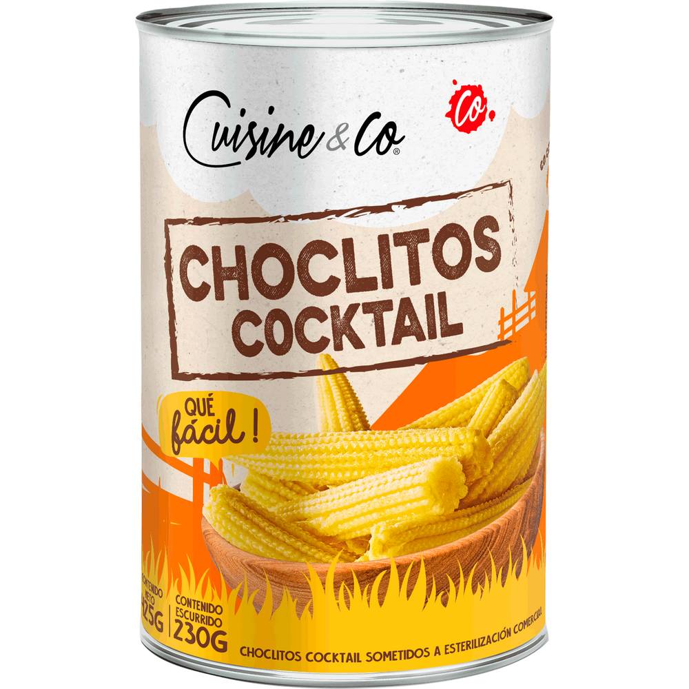 Cuisine & co choclito cócktail (lata 425 g)