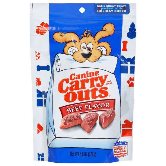 Canine Carry Outs Beef Flavor Dog Snacks