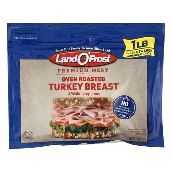 Land O'frost Premium Oven Roasted White Turkey Breast