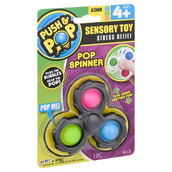 Ja-Ru Sensory Toy Stress Relief Pop Spinner