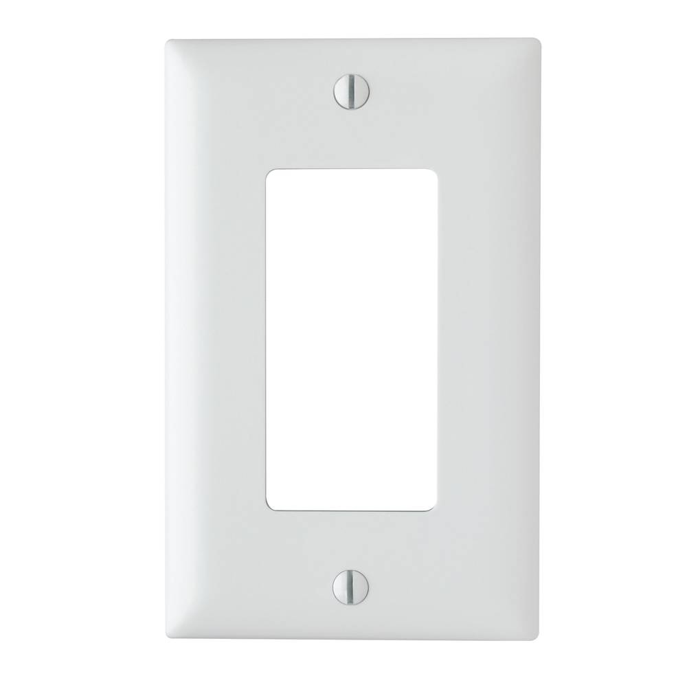 Legrand On-Q 1-Gang Midsize White Nylon Indoor Decorator Wall Plate | WP1205WHV1