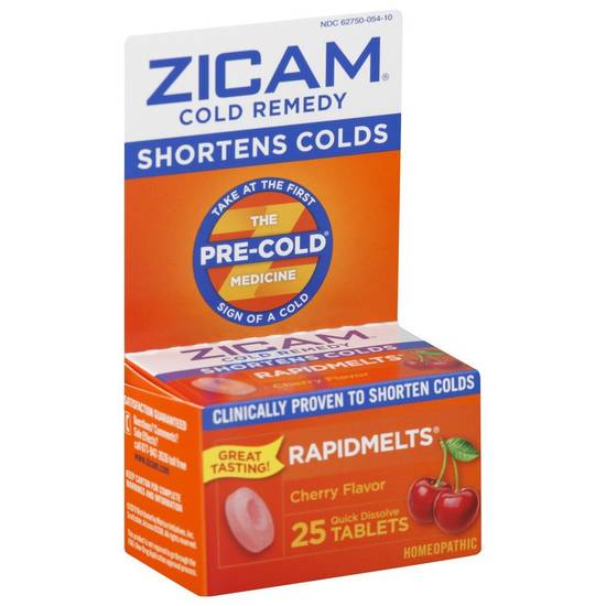 Zicam Cherry Flavor Quick Dissolve Tablets (25 tablets)