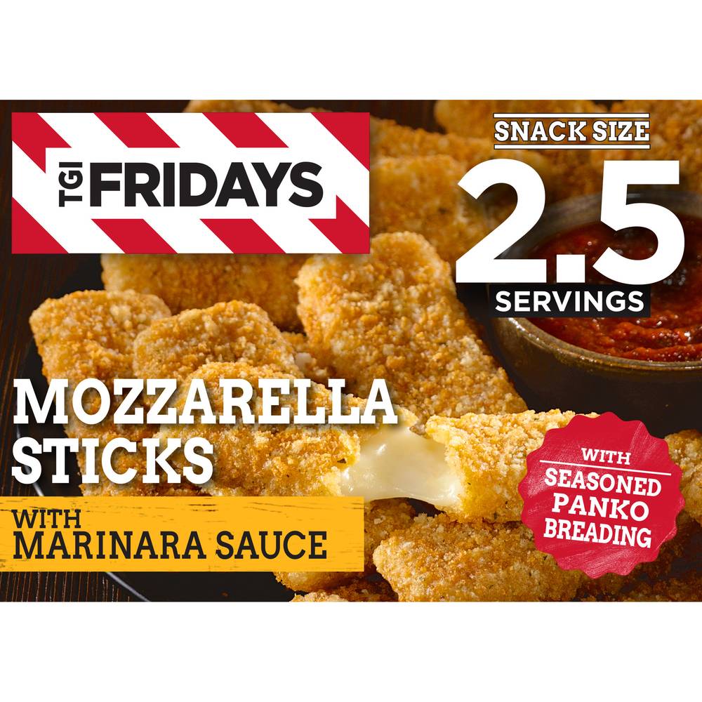 TGI Fridays Mozzarella Sticks With Marinara Sauce (11 oz)