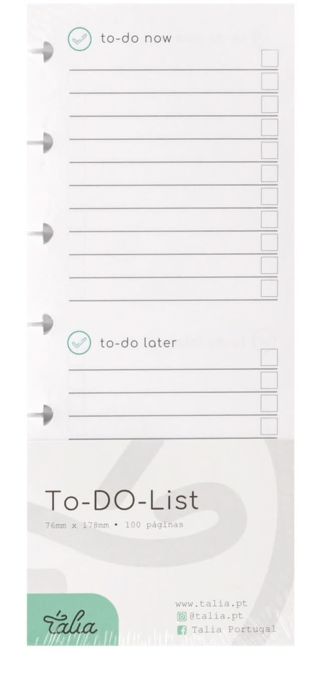 Bloco To Do List Smart Talia