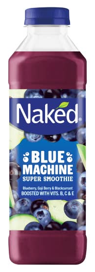 Naked Blueberr-Goji Berry - Blackcurrant, Blue Machine Super Smoothie (750ml)