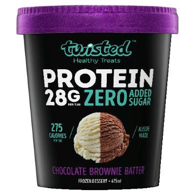 Twisted Protein Chocolate Brownie Batter Ice Cream 475ml