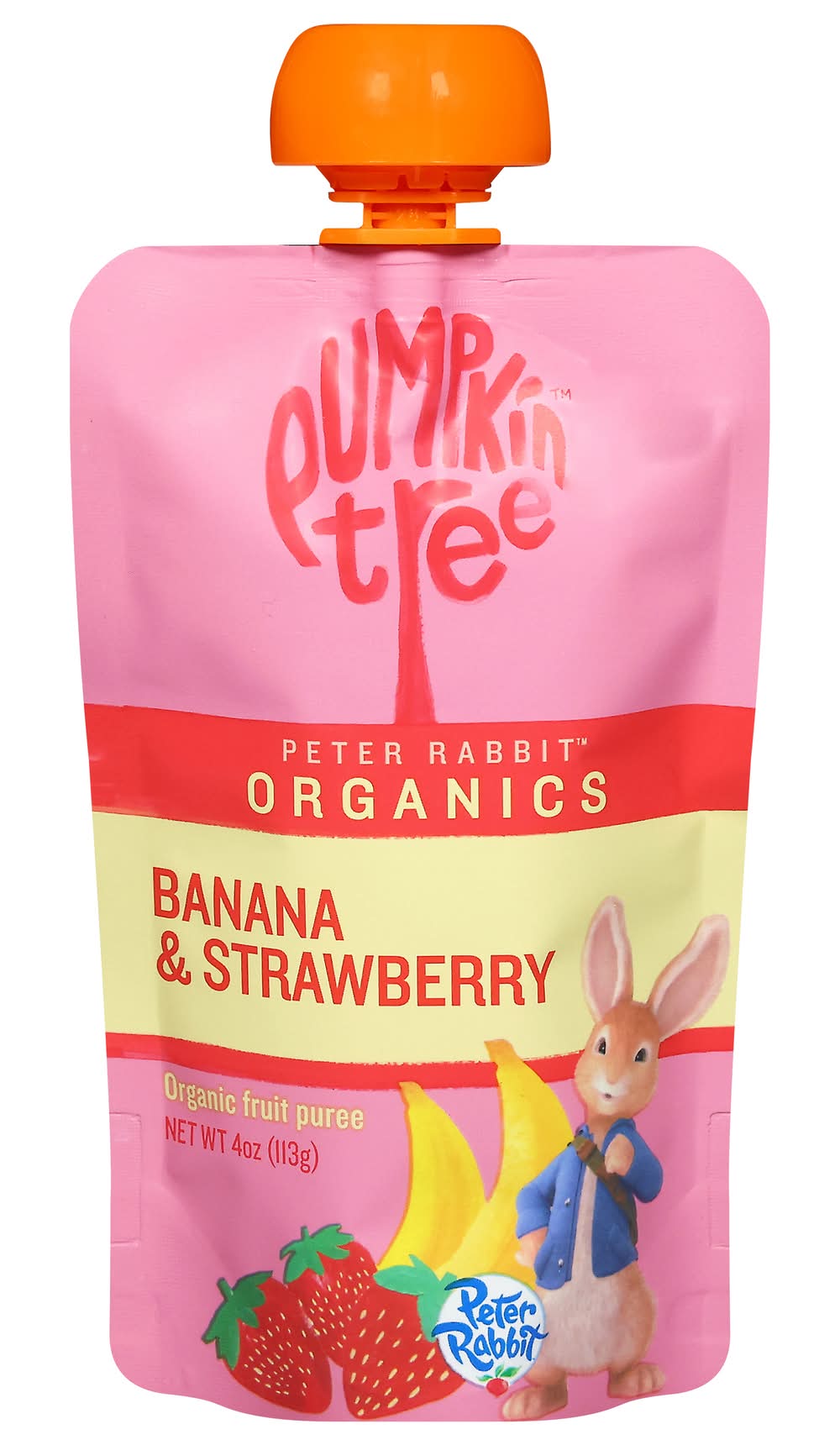 Peter Rabbit Organic Fruit and Veggie, Banana & Strawberry (4 oz)