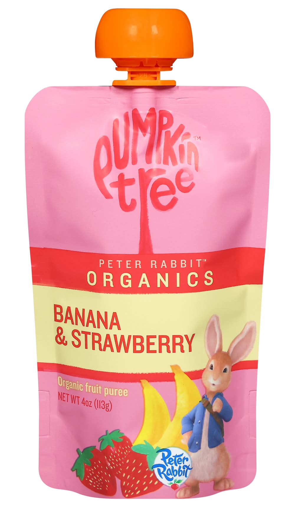 Peter Rabbit Organic Fruit and Veggie, Banana & Strawberry (4 oz)