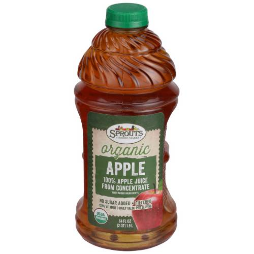 Sprouts Organic 100% Apple Juice From Concentrate