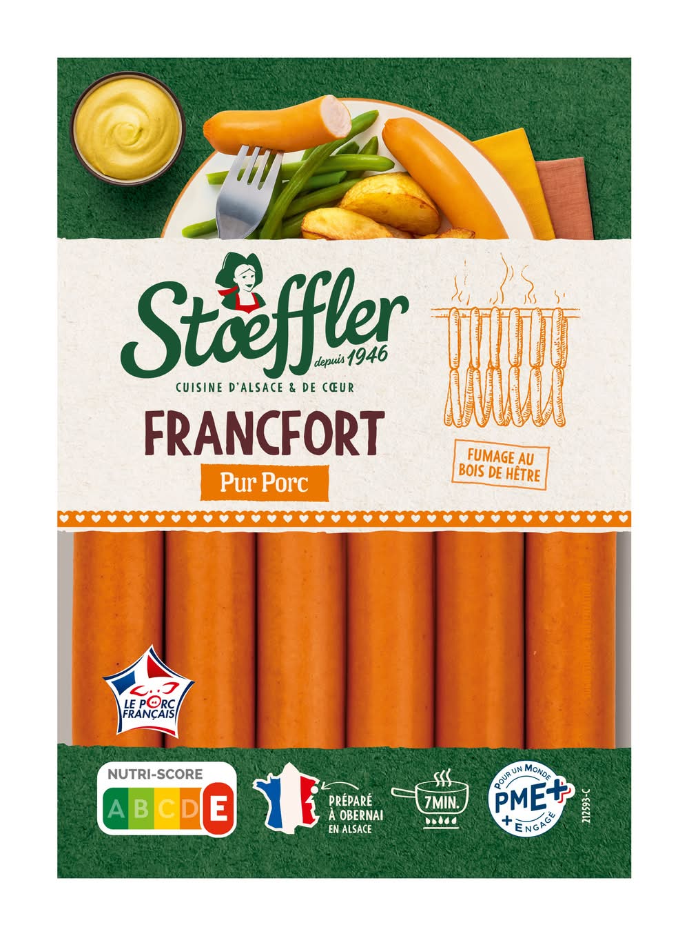Stoeffler - Saucisse de francfort (240g)