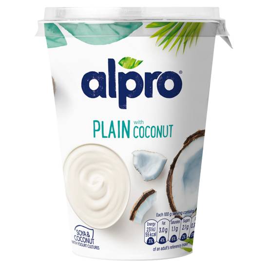 Alpro Plain With Coconut Yoghurt Alternative (500g)