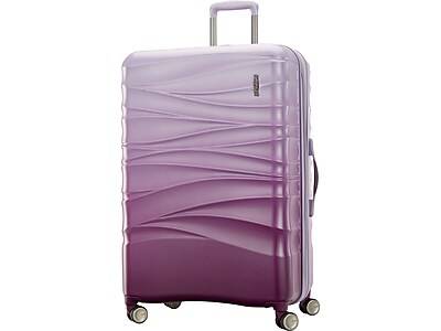 American Tourister 4 Wheeled Spinner Cascade Hardside Suitcase (large/purple haze)