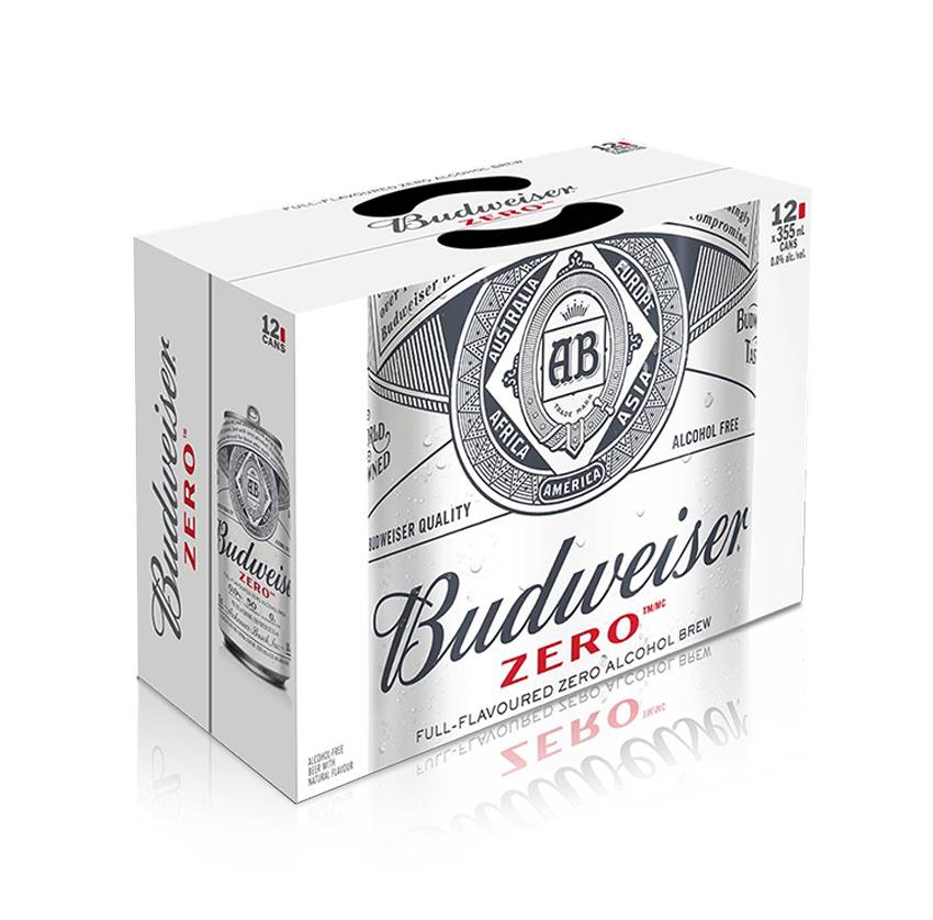 Budweiser Zero  (12 Cans, 355ml)
