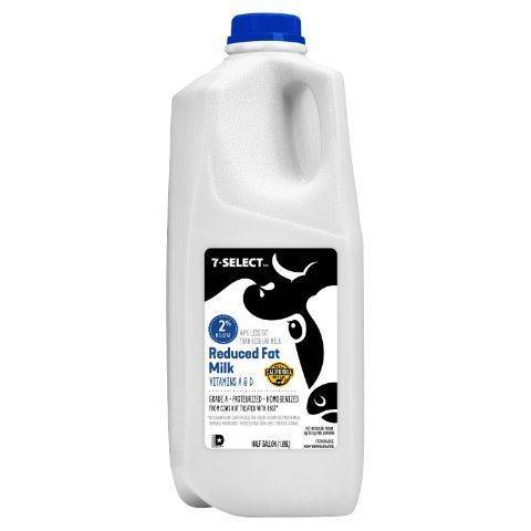 7 Select 2% Milk Half Gallon