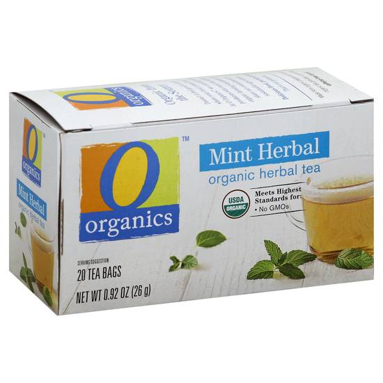 O Organics Organic Mint Herbal Tea (20 tea bags)